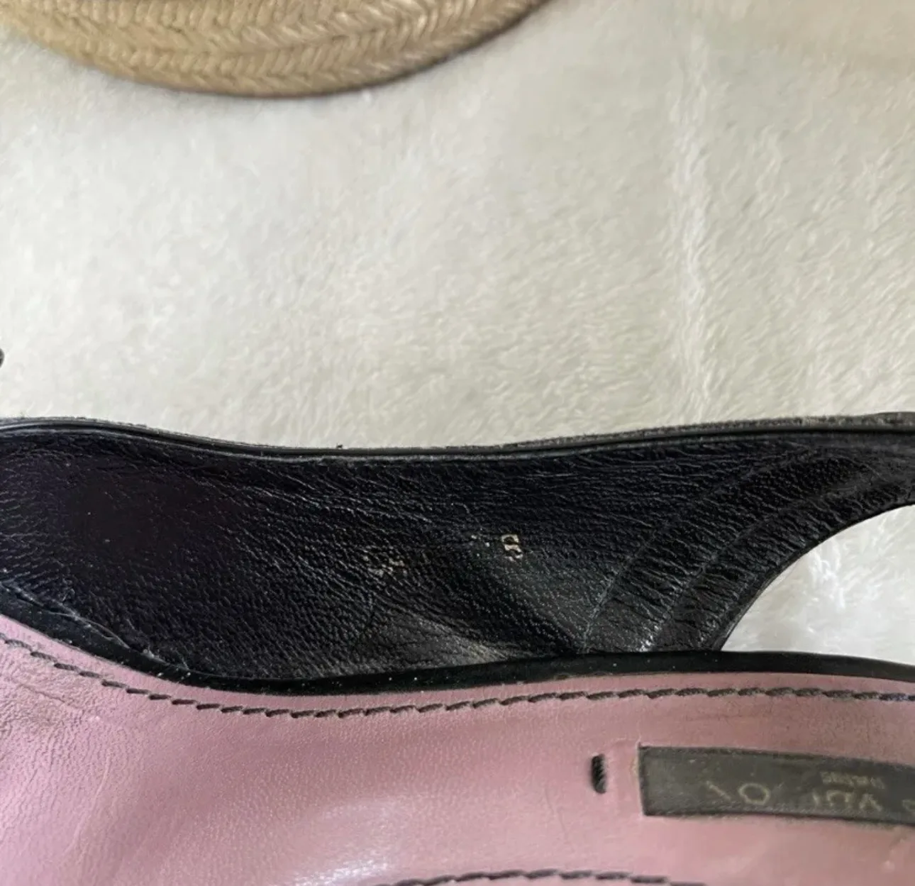 Authentic Louis Vuitton Wedge Sandals size 7.5 image indicator(5)