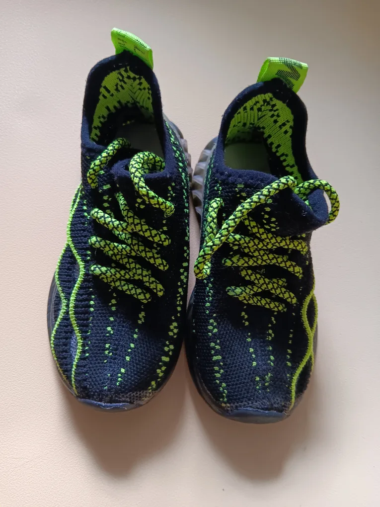 Black and Green Running Shoes thumbnail
