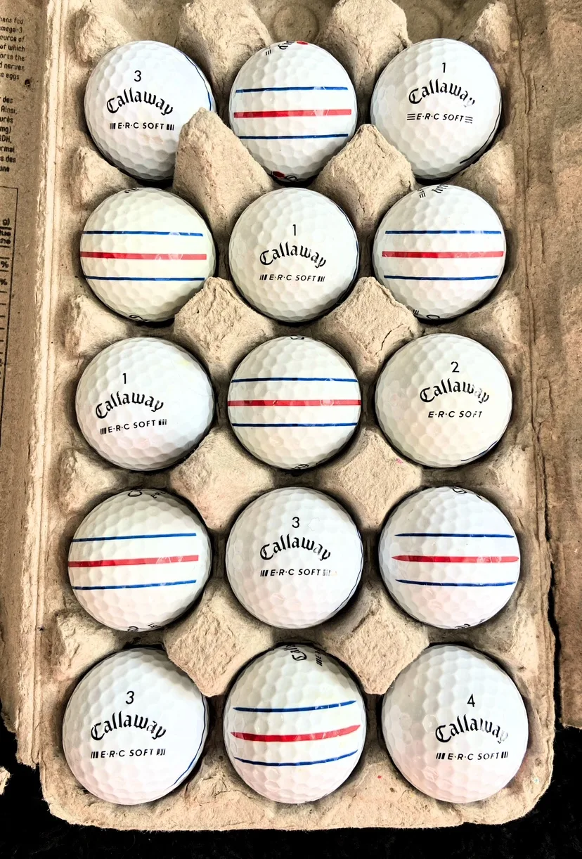 15 Callaway ERC Soft Triple Track Golf Balls thumbnail