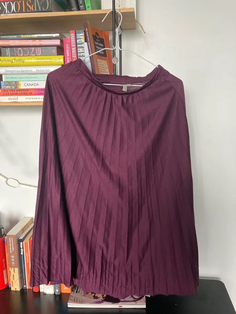 Purple Pleated Skirt thumbnail