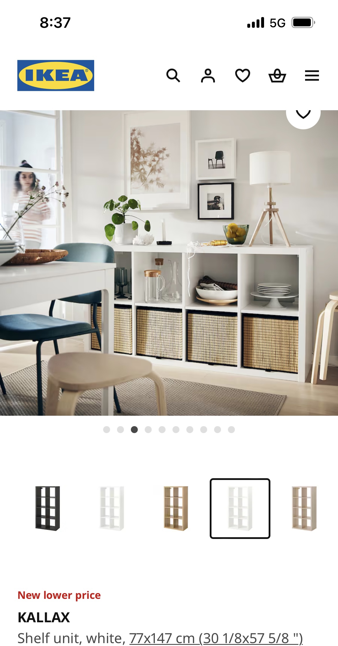 IKEA KALLAX Shelf Unit - photo 3