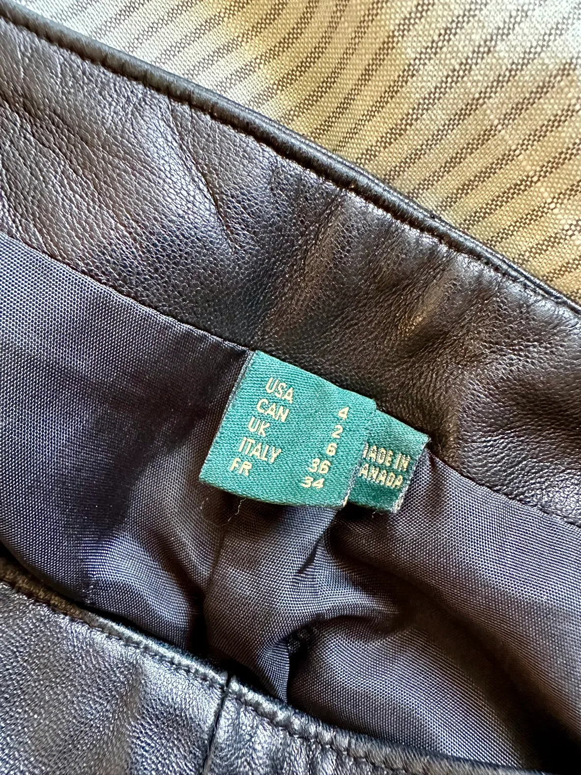 Danier Black Leather Pants image indicator(4)