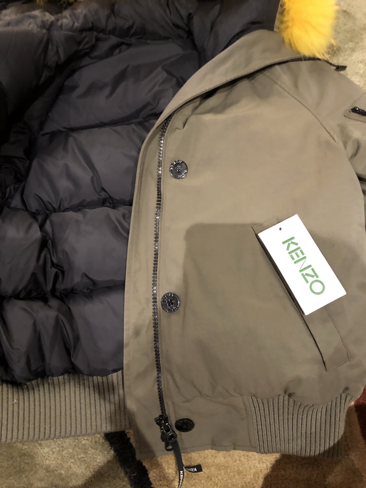 Kenzo Fur Trimmed Down Jacket - photo 2