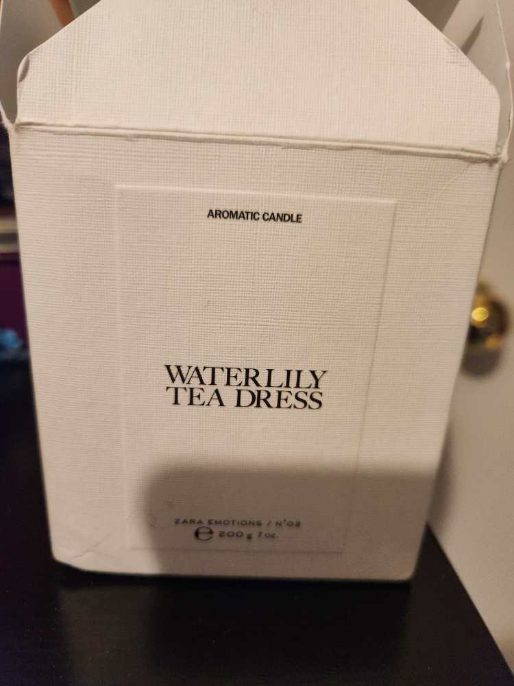 Zara Home Waterlily Tea Dress Candle - photo 2