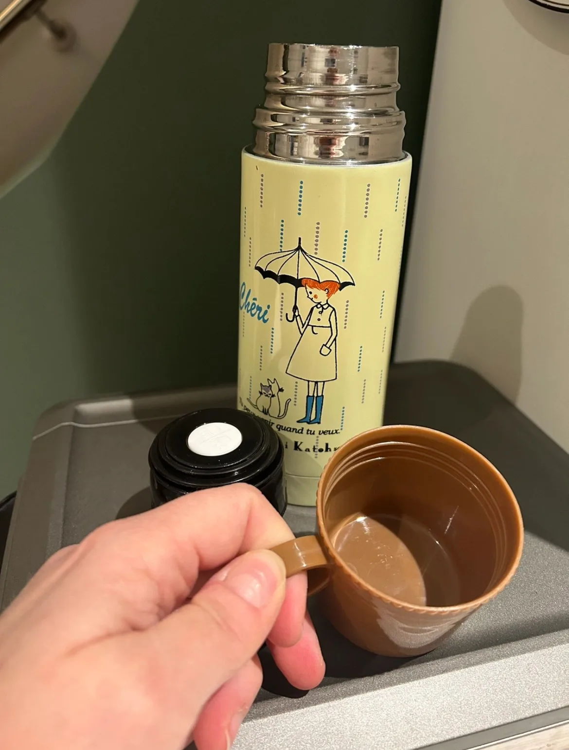 Vintage Shinzi Kateh Thermos Bottle - brand new image indicator(6)