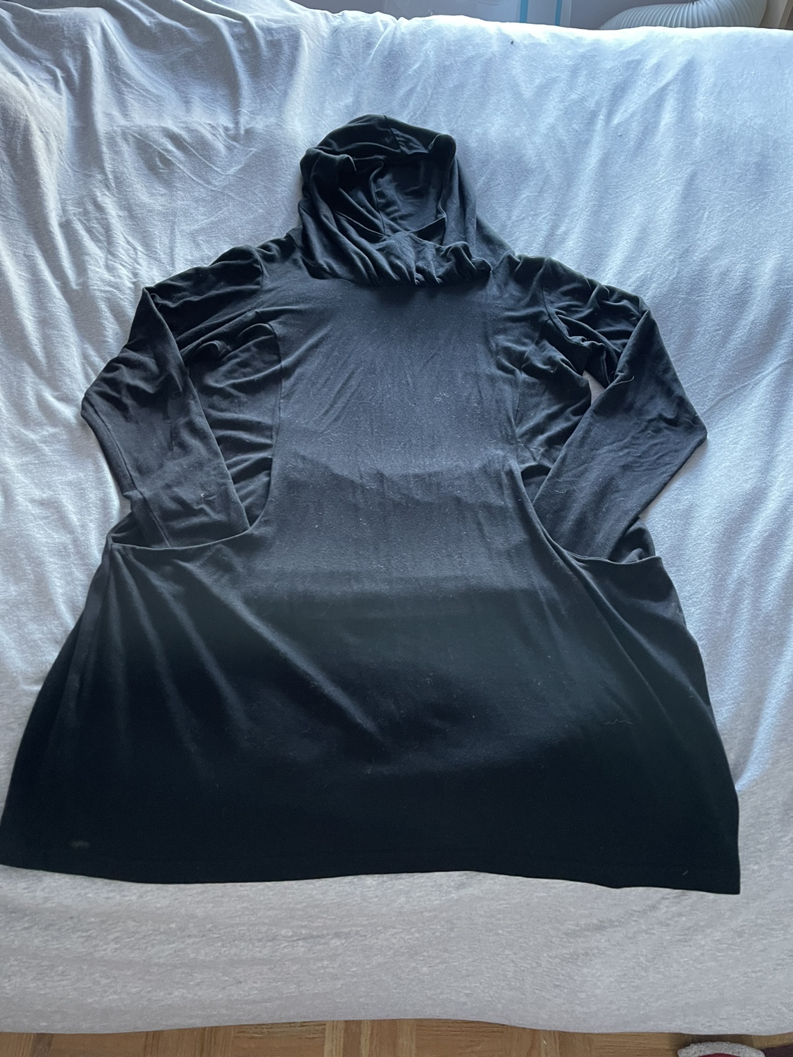 Black Hooded Bamboo Tunic - photo 5