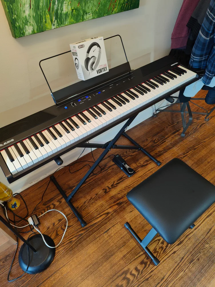 Alesis Recital 88 semi-weighted keys piano thumbnail