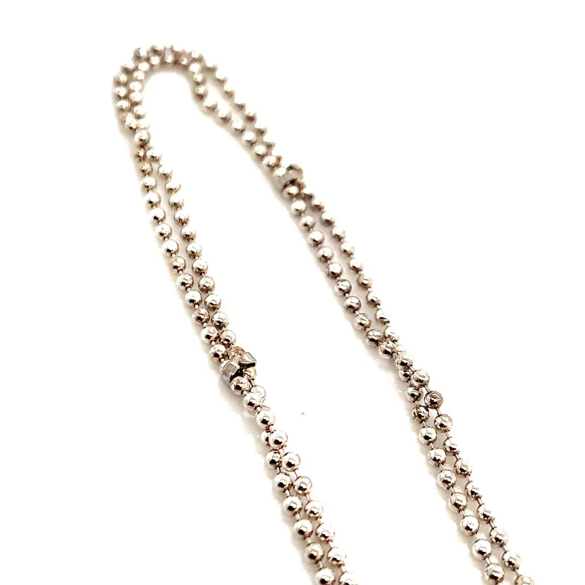 Double beaded Chain Italian Toggle bracelet image indicator(8)