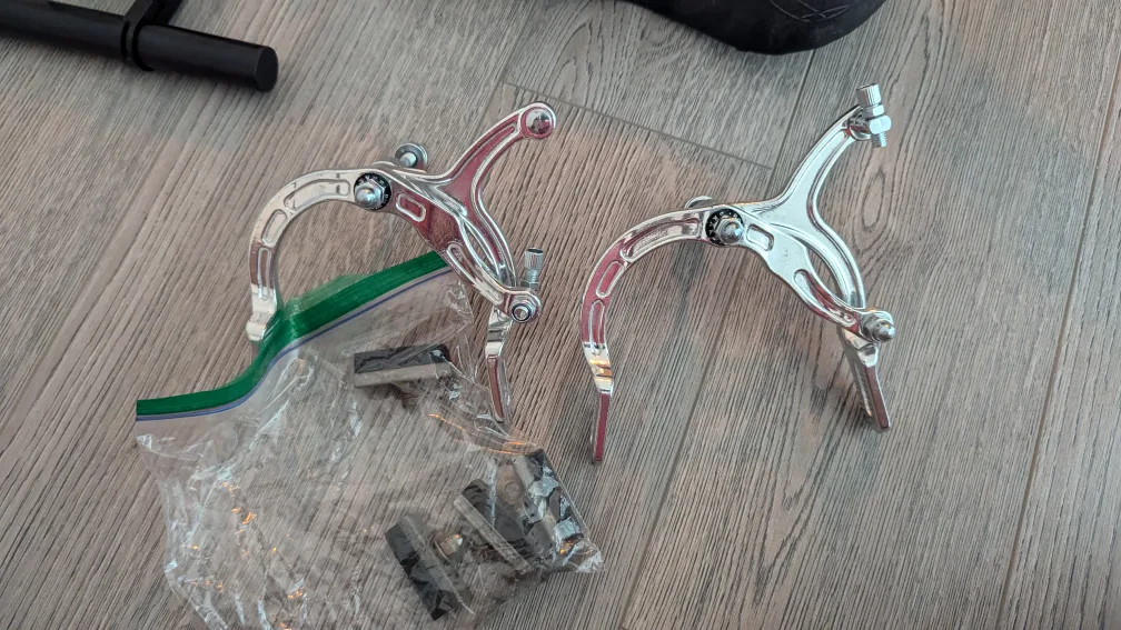 Bike Seat and c brakes , bike chain thumbnail