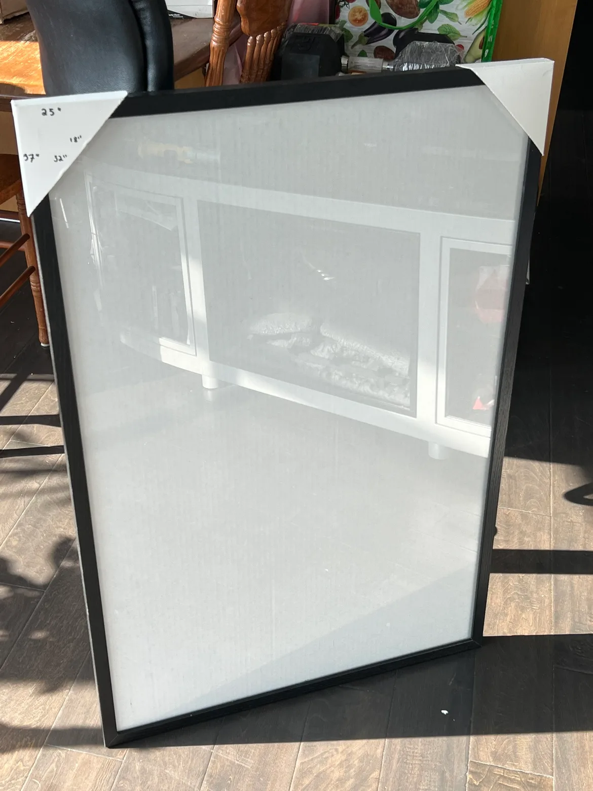 Glass picture frame (new) Size 25” x 37” thumbnail