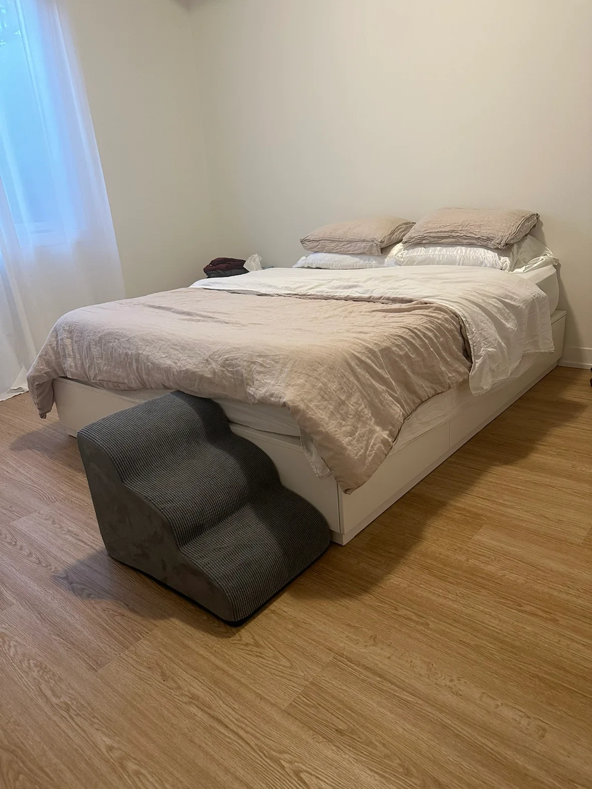 IKEA - NORDLI Bed Frame with Storage in White thumbnail