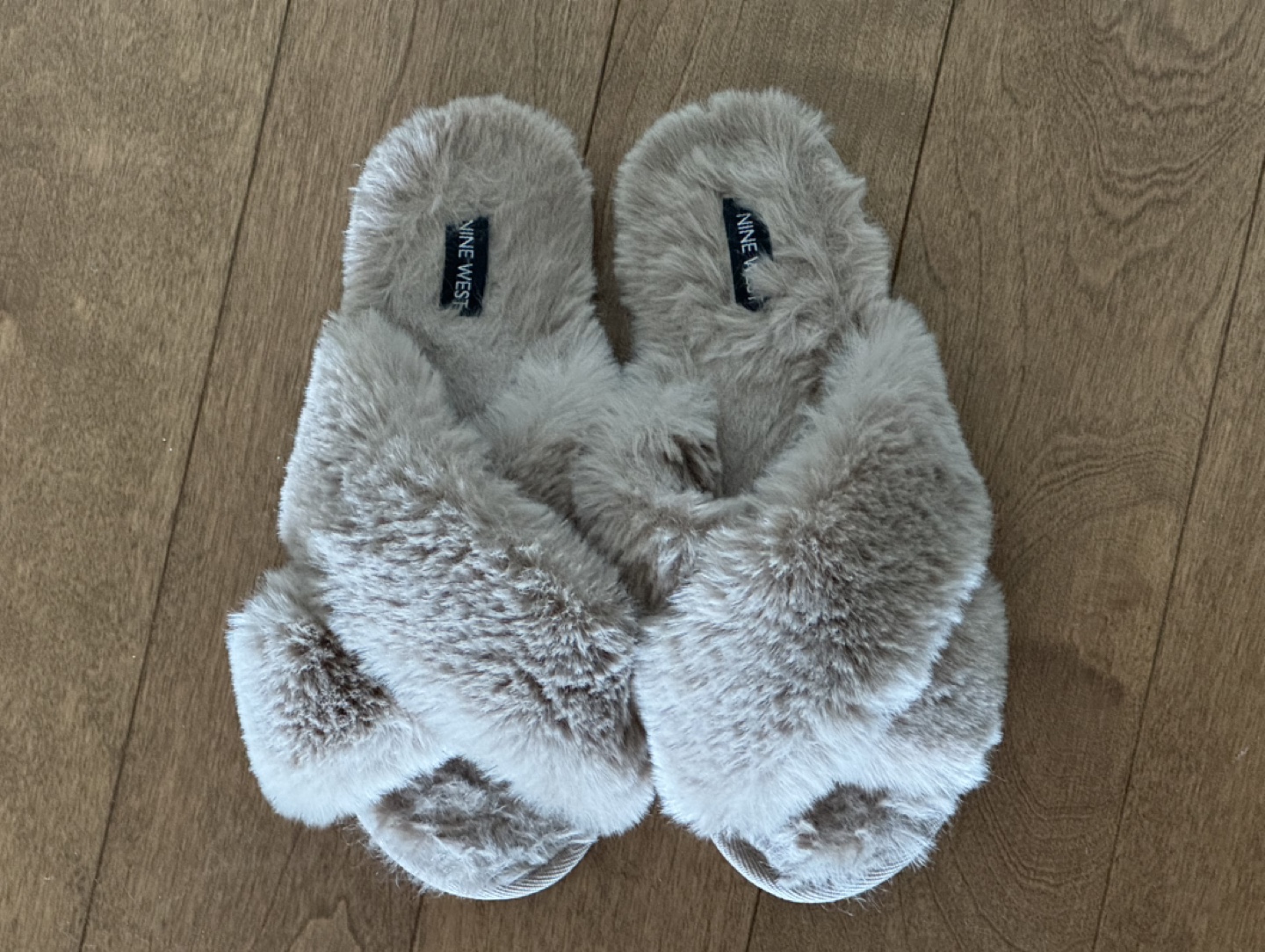 Nine West Fur Slides