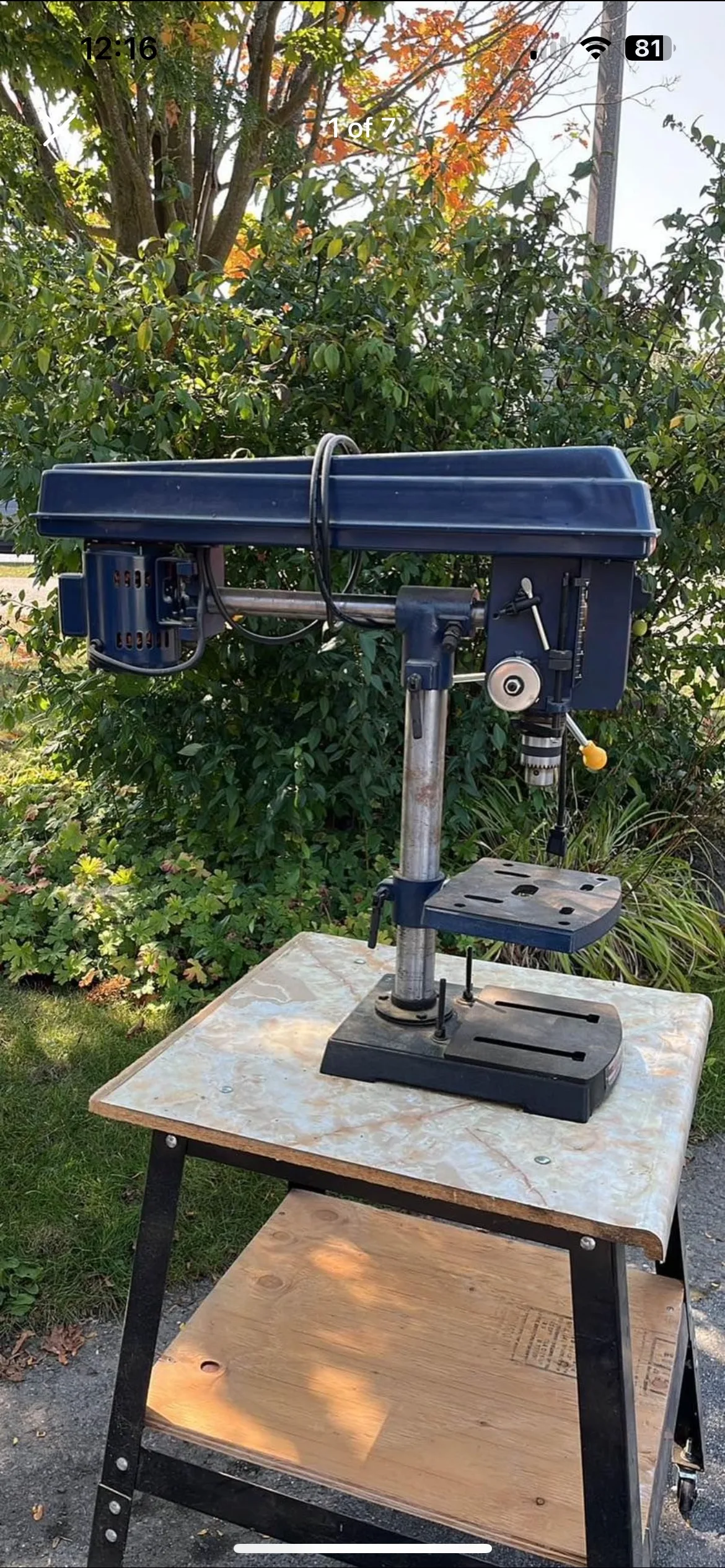 Mastercraft 26” Drill Press thumbnail