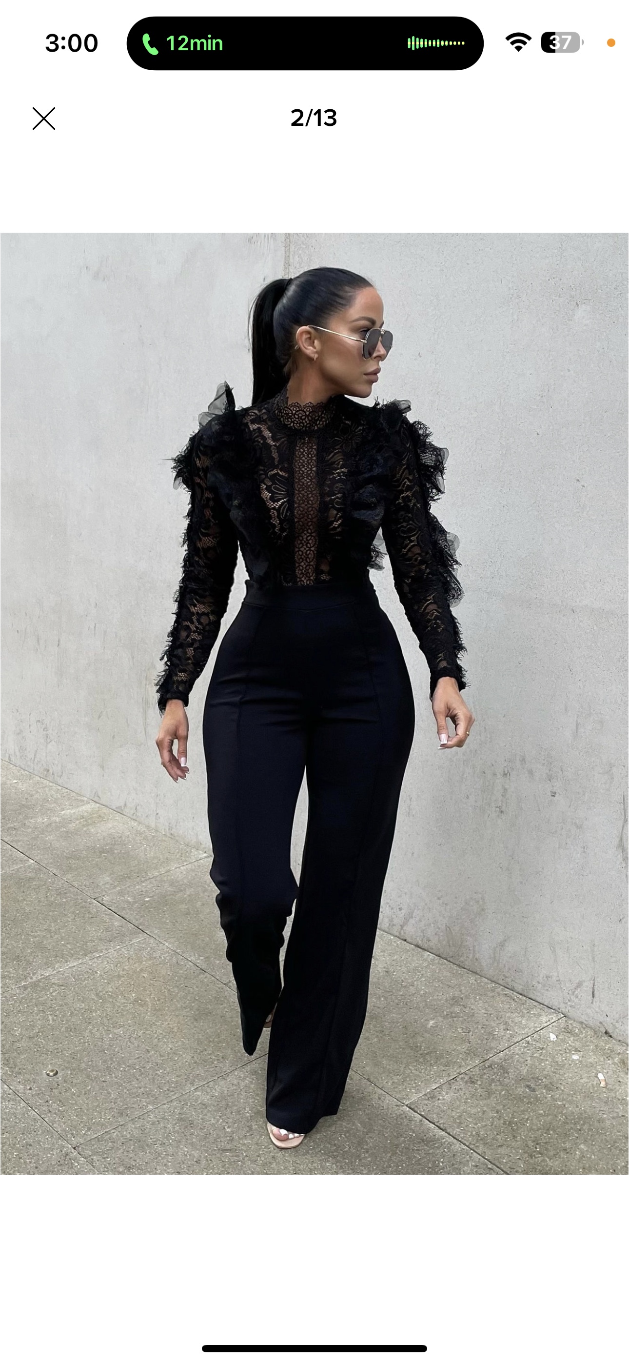Black Lace jumpsuit