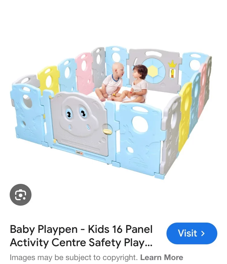 Tortoise and Hare brand Playpen - 16 Panels image indicator(2)