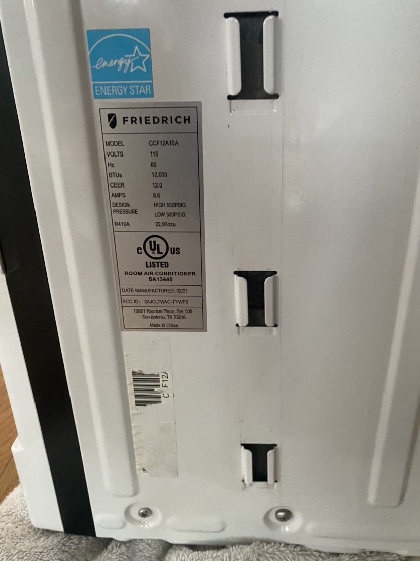 FREE!!! Friedrich 12,000 BTU - Handyman special - photo 2