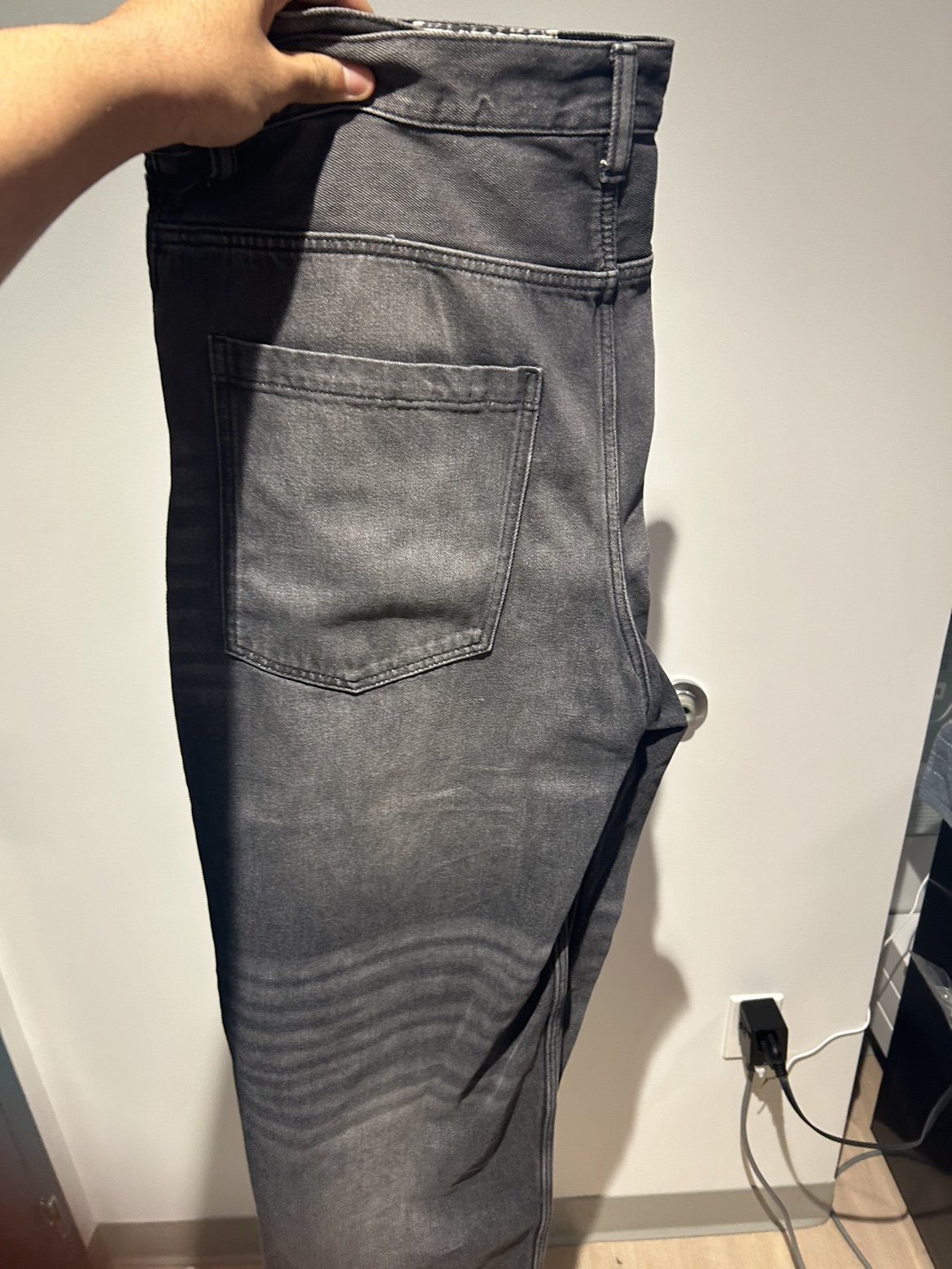 H&M Black Baggy Jeans 34/32 - photo 3