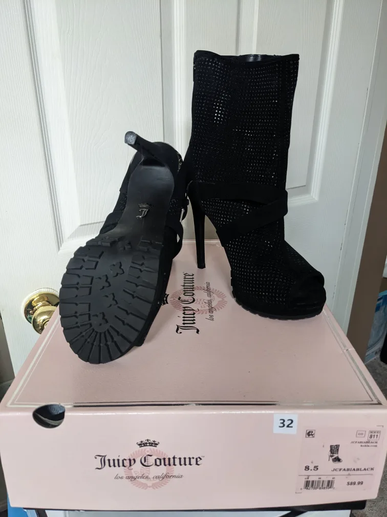 Juicy Couture Black Booties image indicator(3)