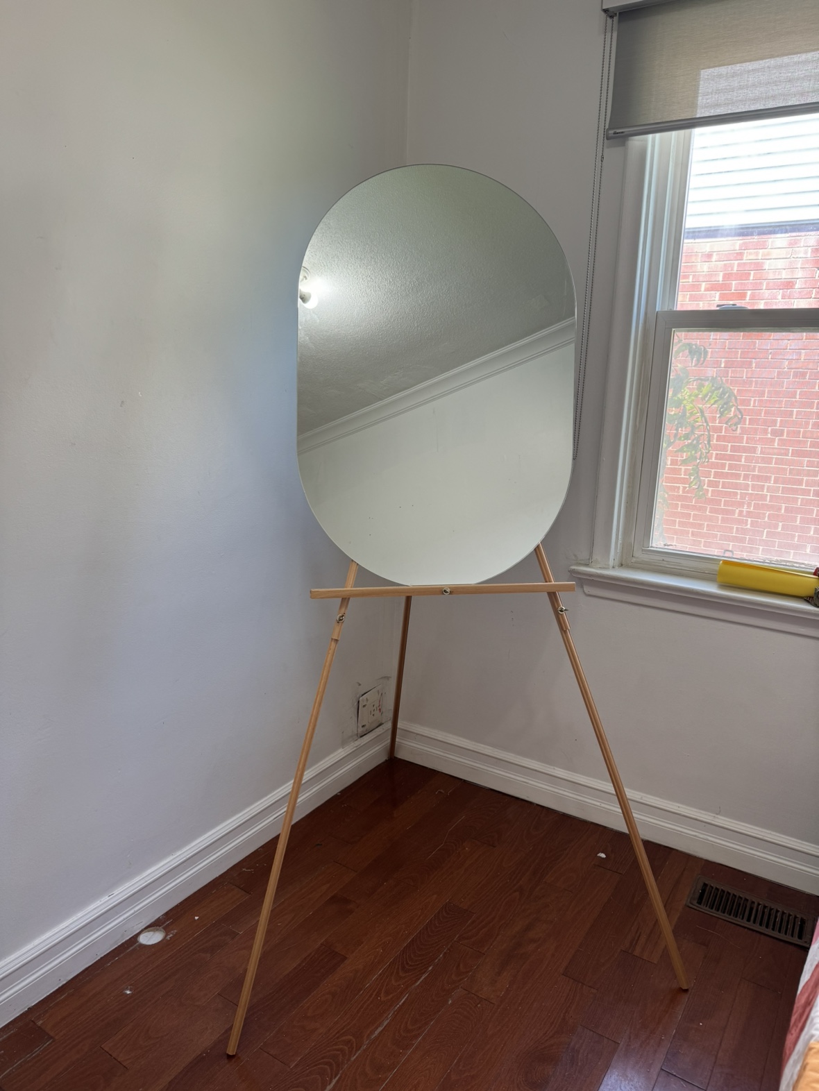 Twin bed frame , mattress and mirror - photo 4