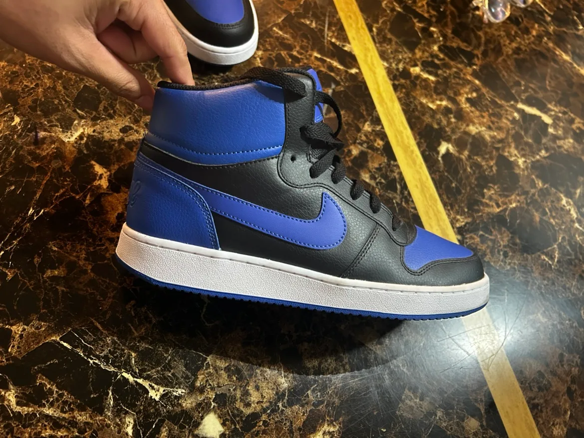 Nike Ebernon Mid 'Black Game Royal' thumbnail