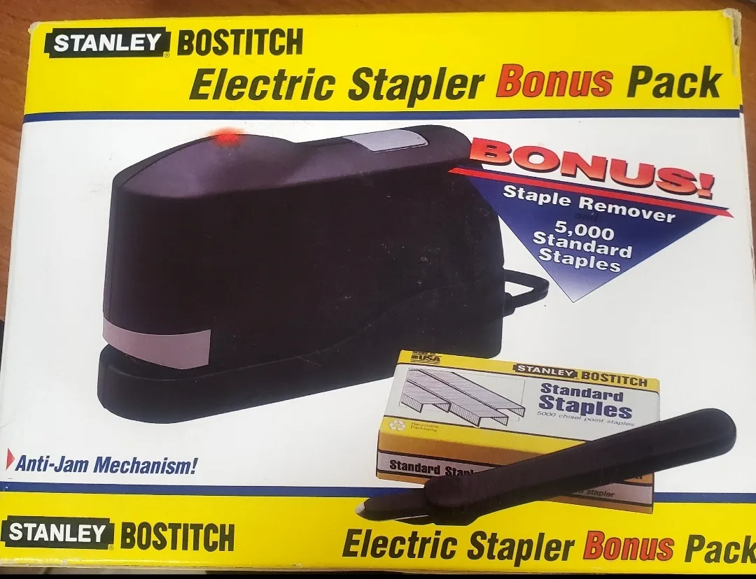 Stanley Bostitch Electric Stapler Bonus Pack thumbnail