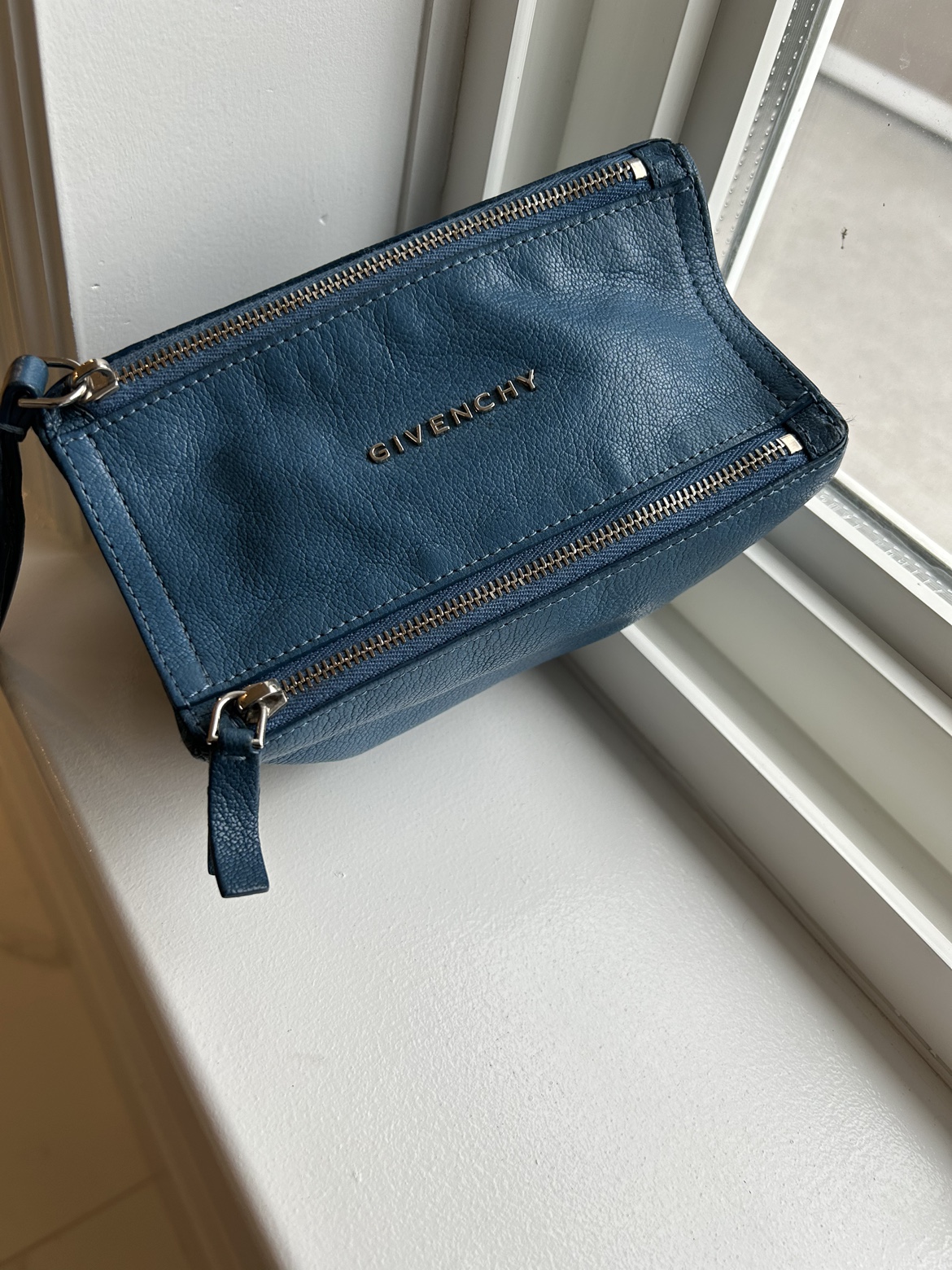 Givenchy Blue Chain Pouch