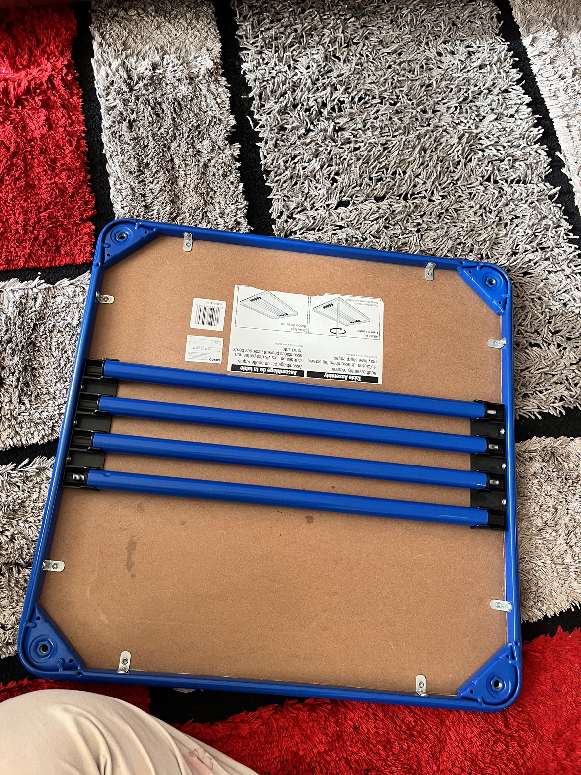 Blue Foldable child Table - photo 2