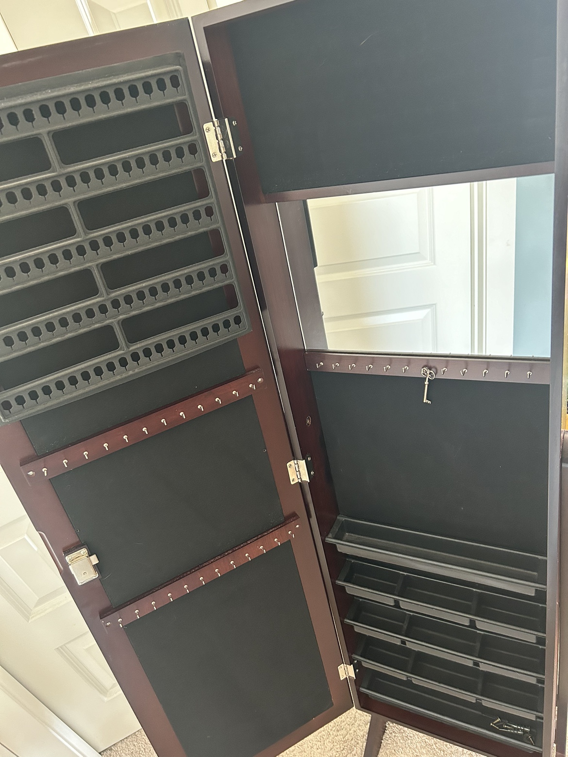 Full Length Mirror Jewelry Armoire - photo 4
