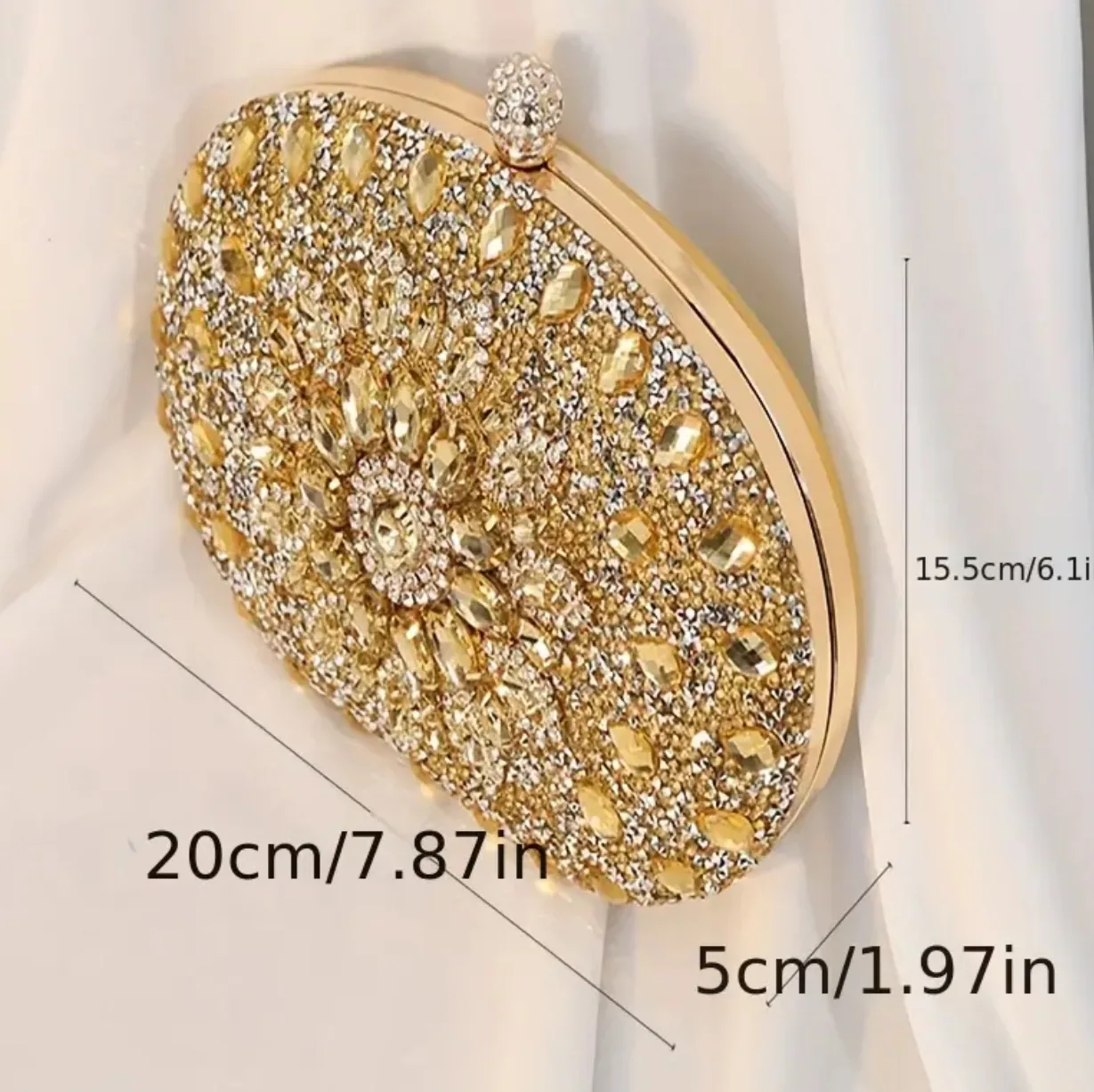 Rhinestone Clutch image indicator(7)