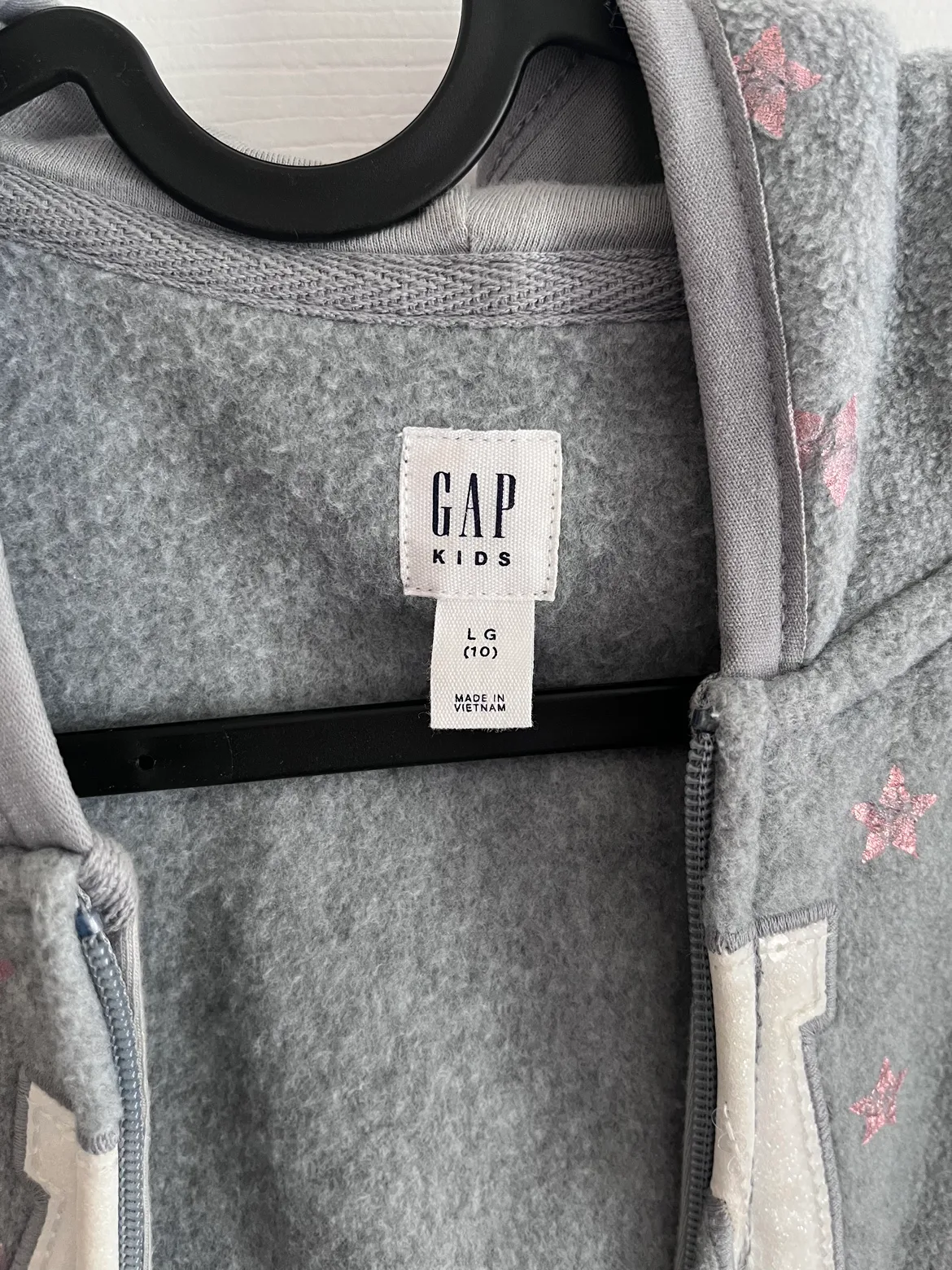Gap Kids Grey Zip Up Hoodie image indicator(3)