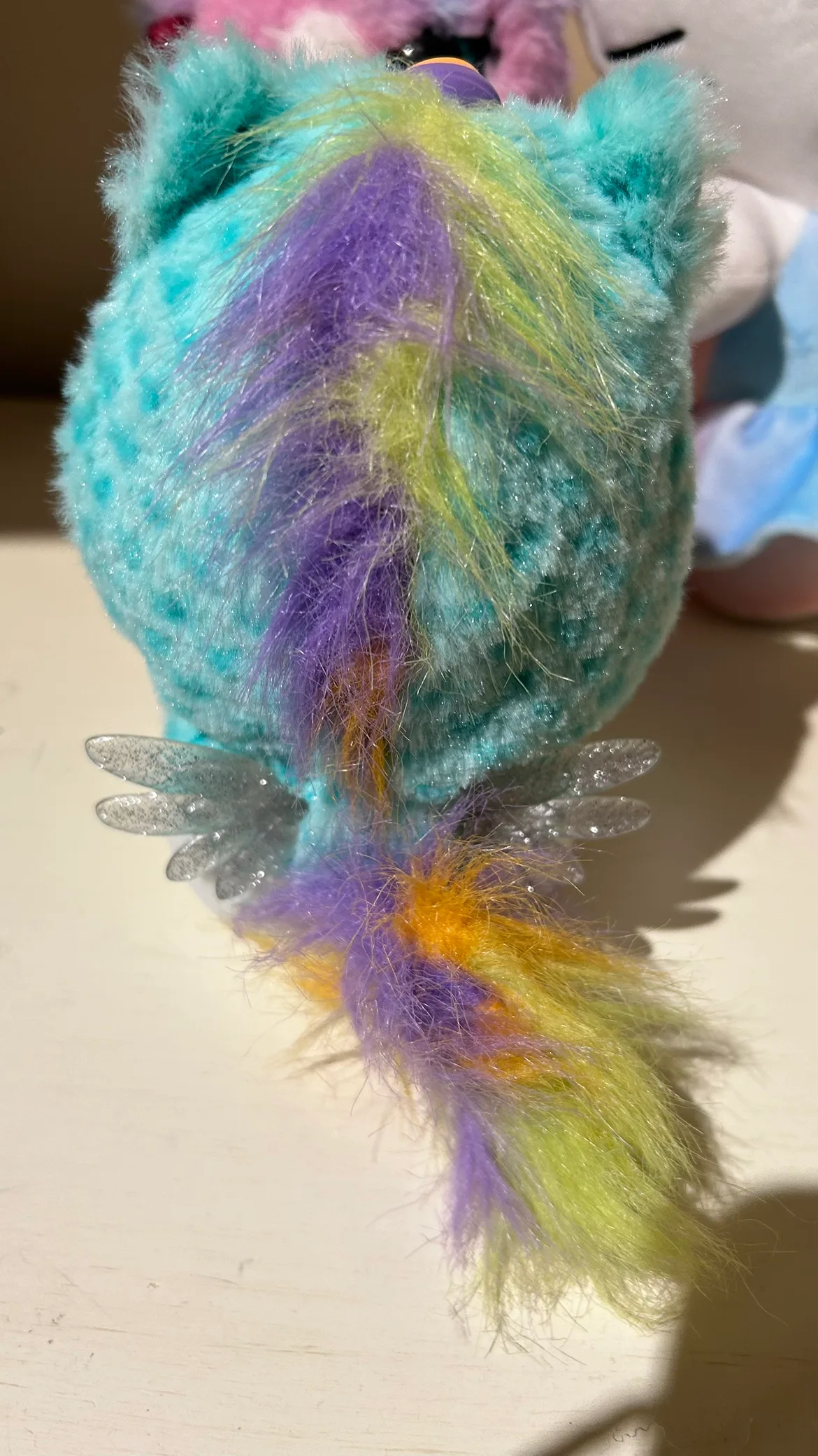 Hatchimal Blue and Purple Unicorn Plush Toy image indicator(2)