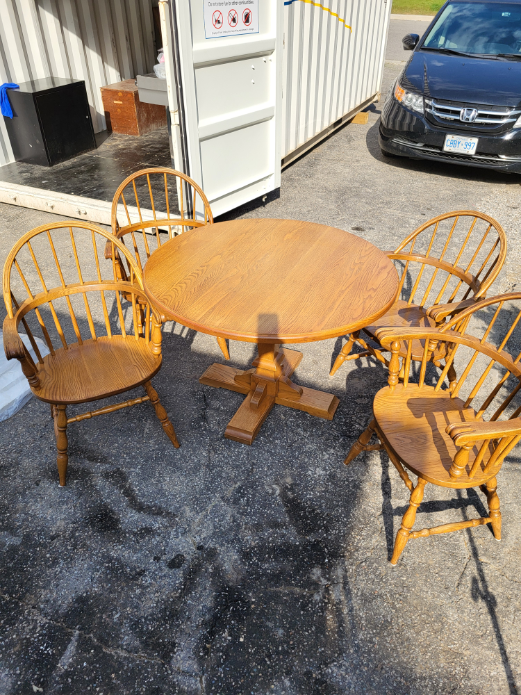 Table and chairs