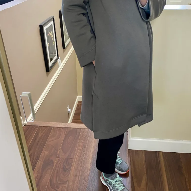 MUJI Grey Long Cardigan image indicator(3)