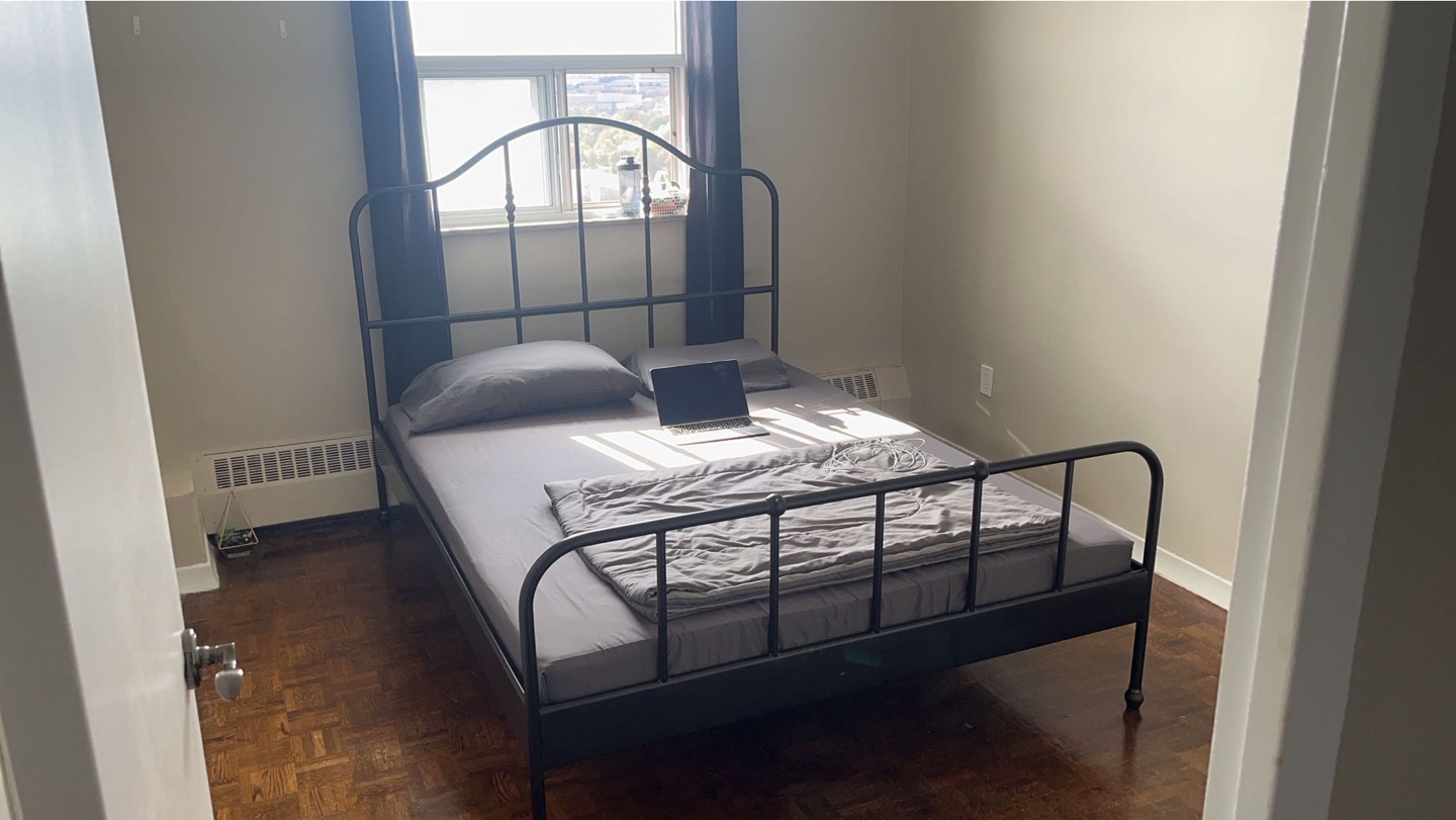 Black Metal Queen Bed Frame