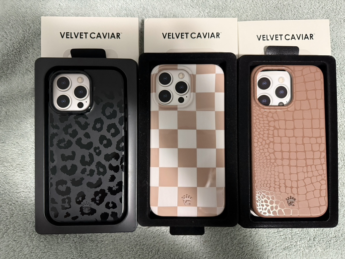 15 promax (3 Velvet Caviar iPhone Cases) take all