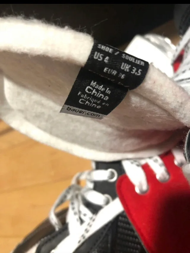 🧡Like New-Bauer Vapor Hockey Skates image indicator(6)