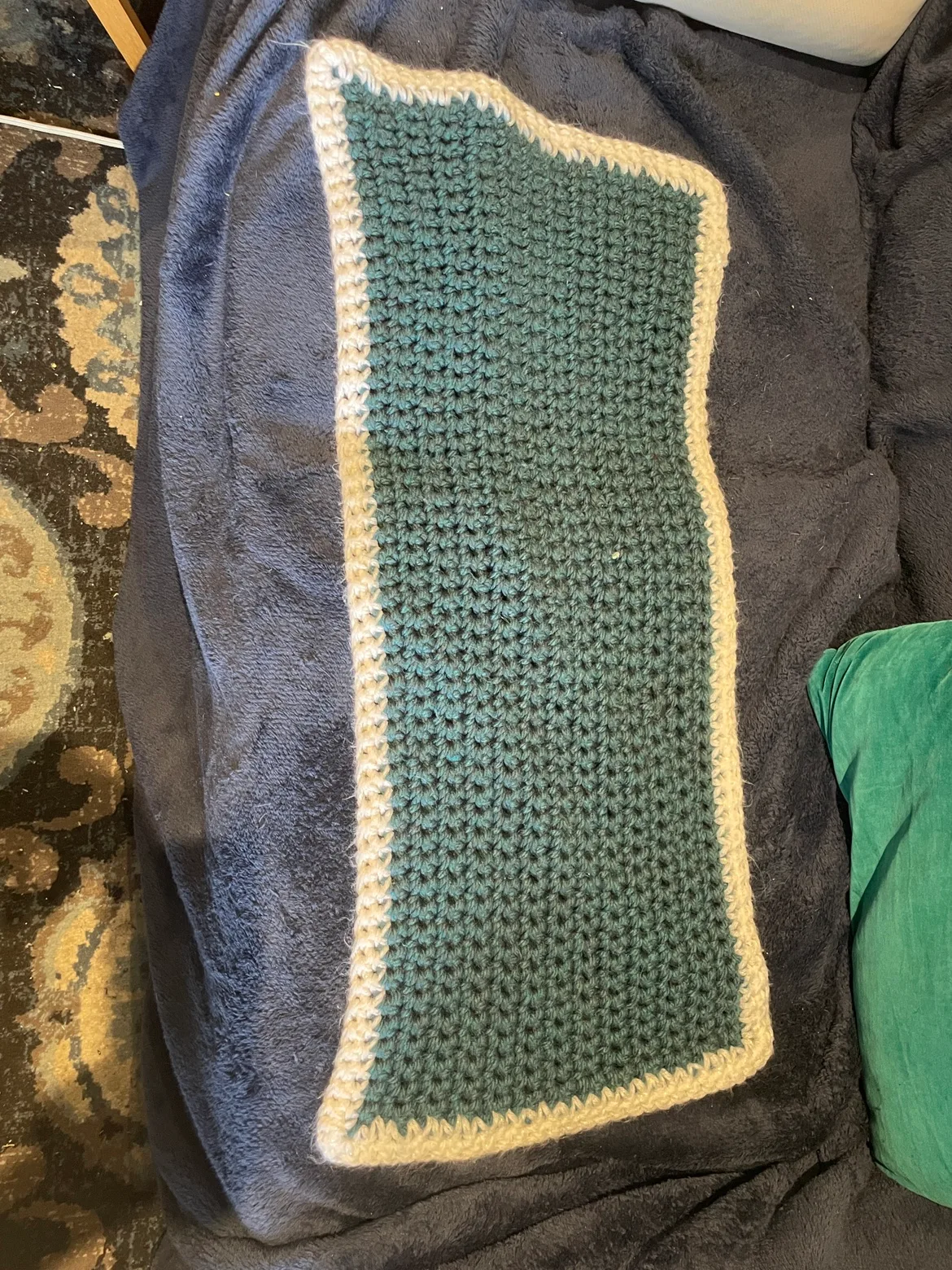Crochet Throw Blanket #freecycle thumbnail