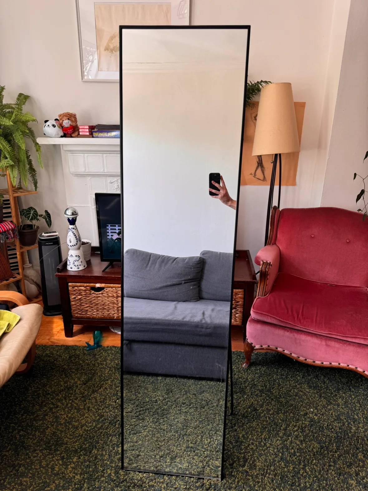 Full Length Mirror with Hooks ikea thumbnail