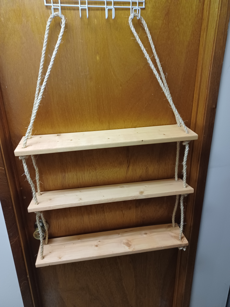 Oak 3 Teir Hanging Shelf