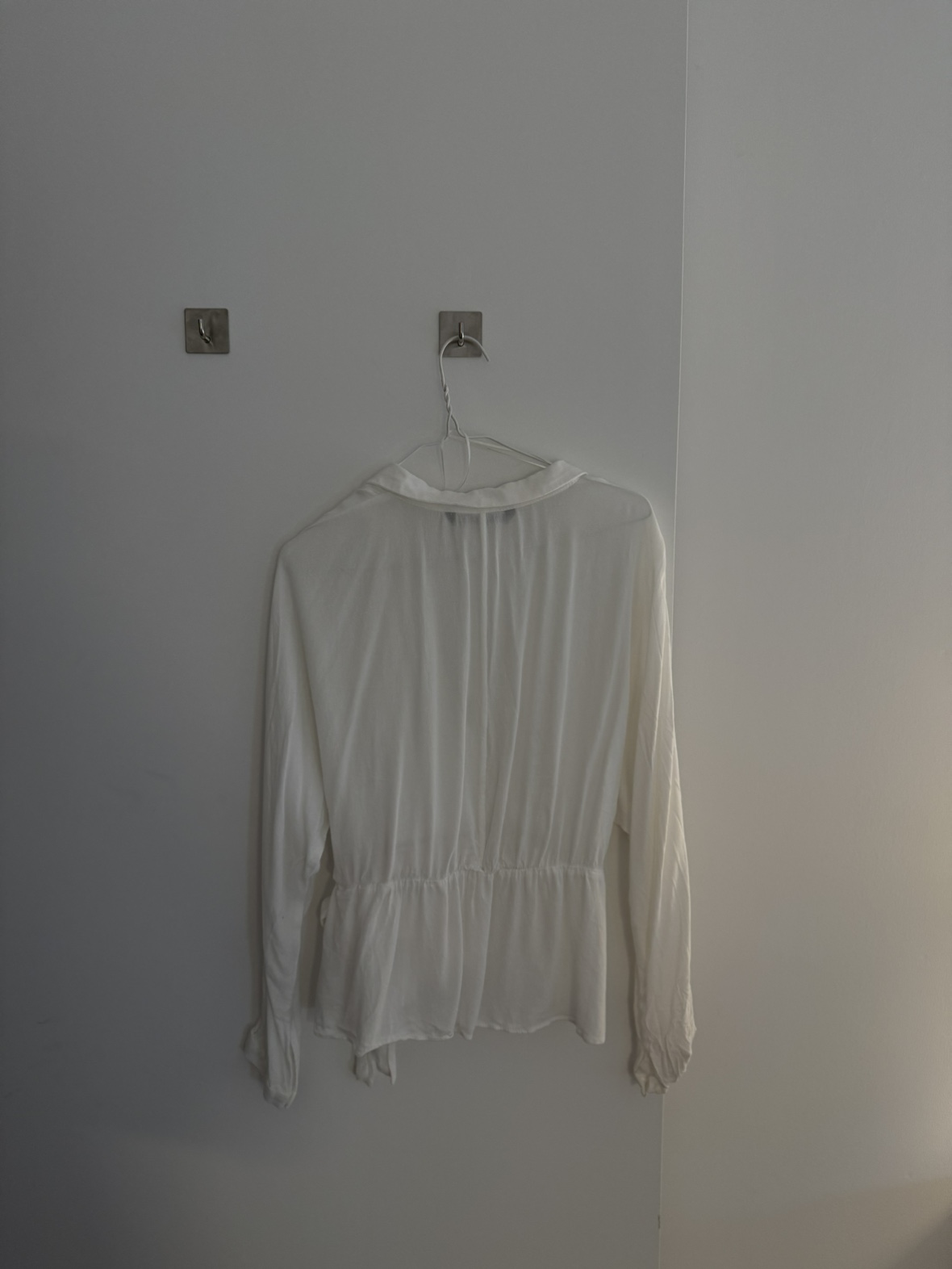 Zara White Wrap Blouse - photo 2