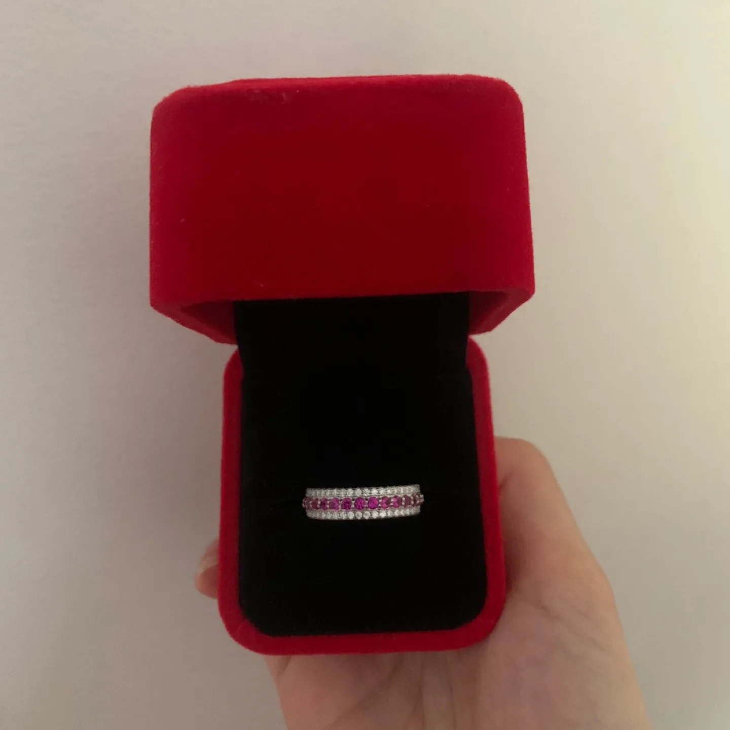 Ruby and Diamond Eternity Band image indicator(3)