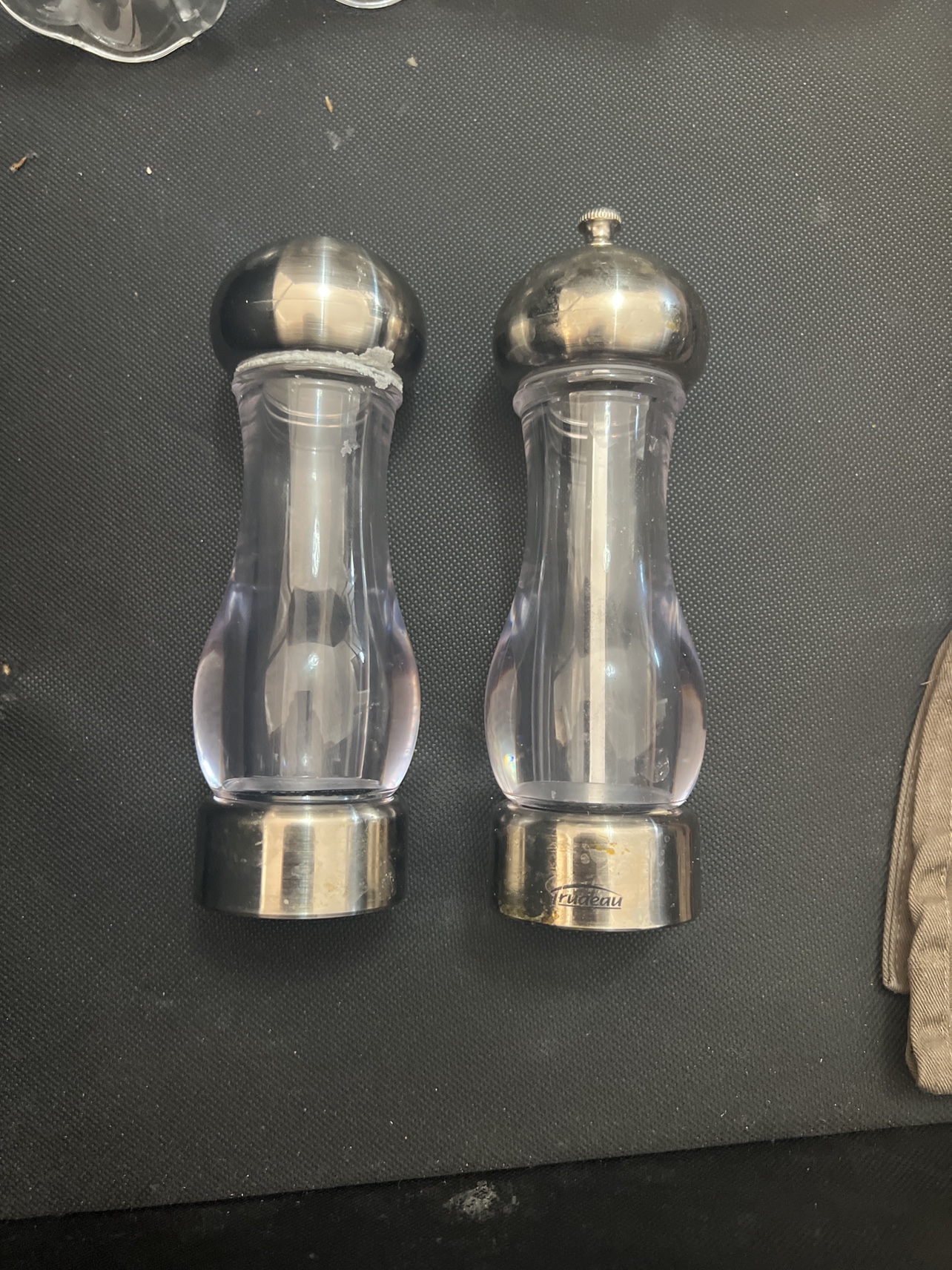 Trudeau Salt and Pepper Shakers