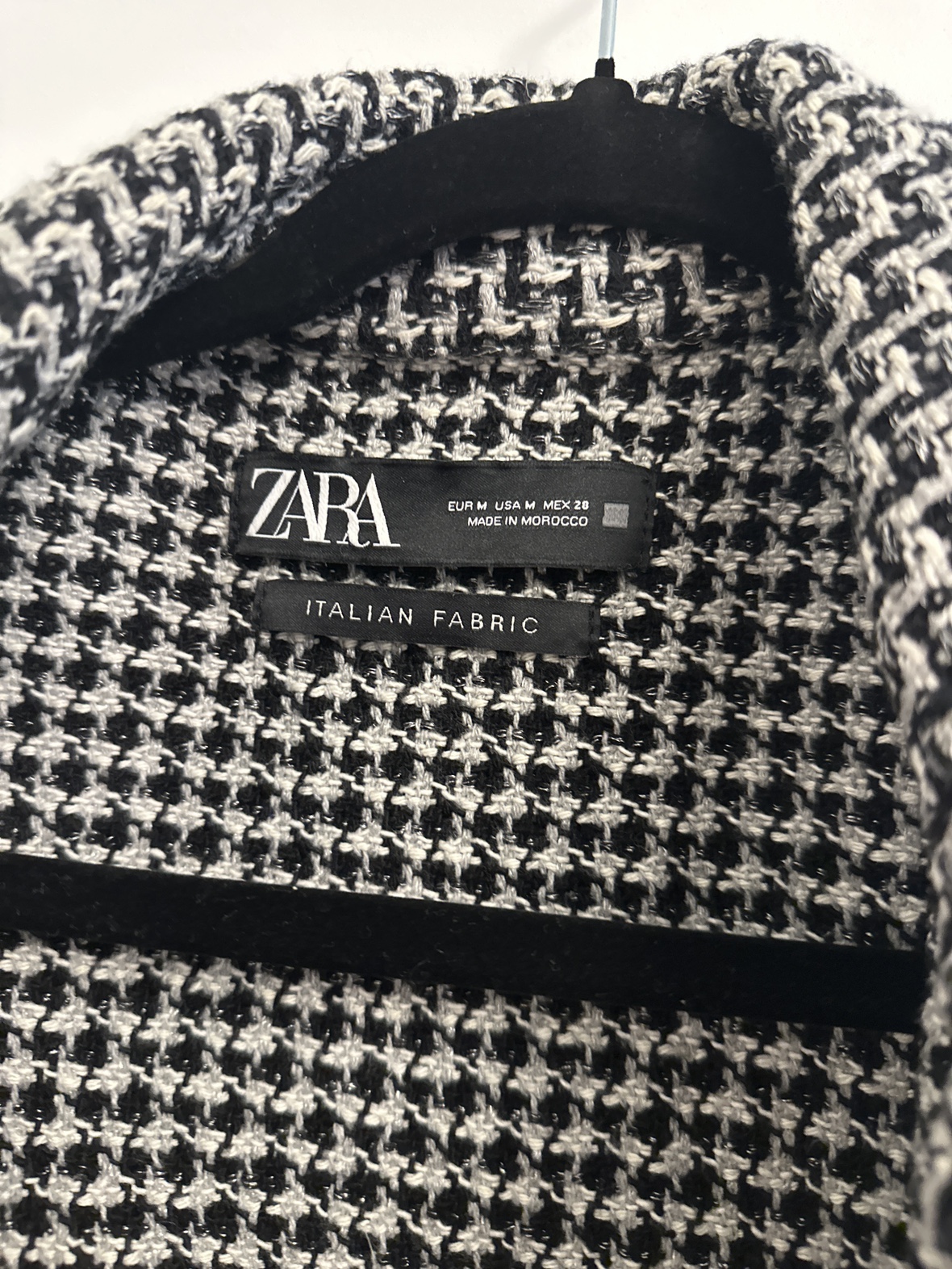 Zara Black and White Tweed Jacket - photo 2