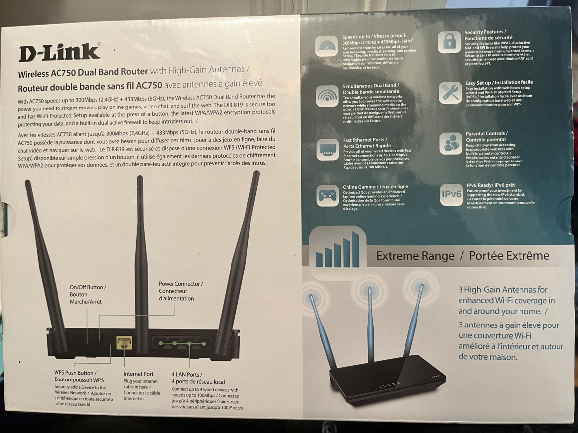 D-Link AC750 Dual Band Wireless Router with High-Gain Antennas - photo 2