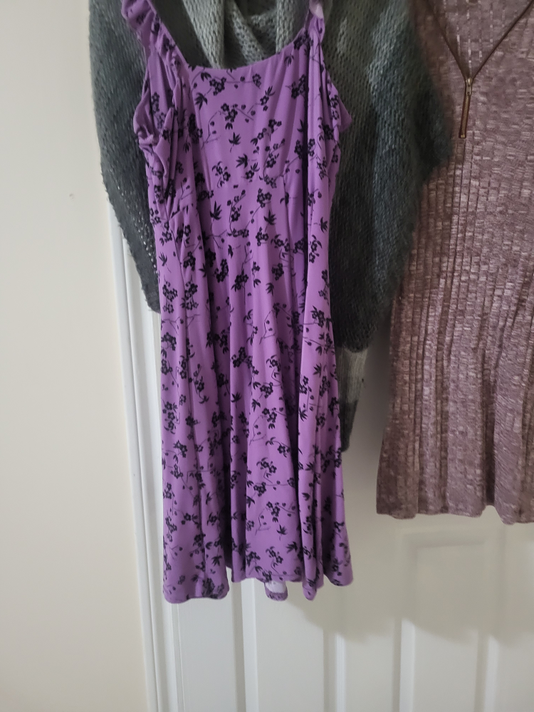 Purple Floral Dress - photo 2