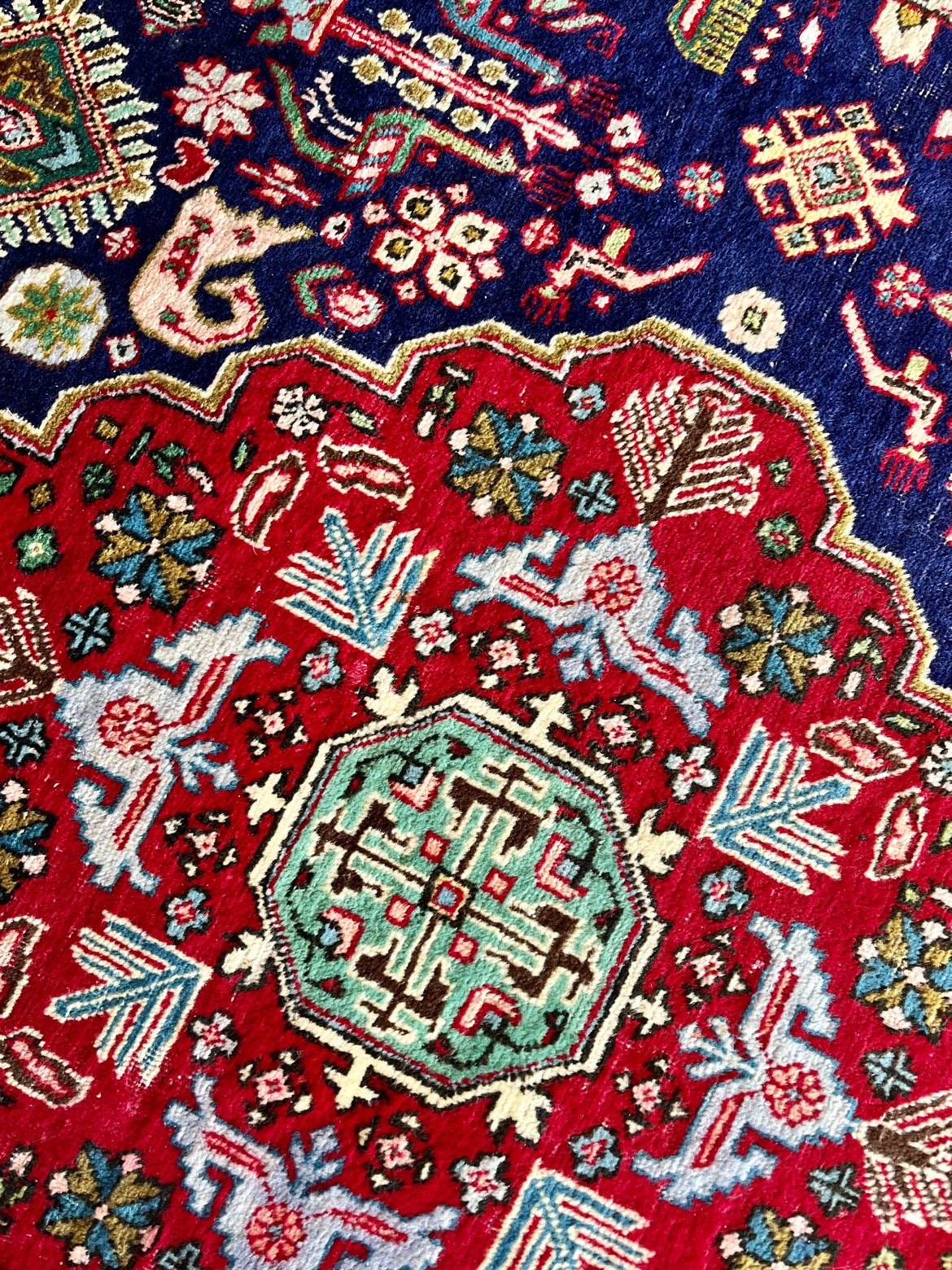 Large Authentic Persian Rug - 78” x 126” - photo 3