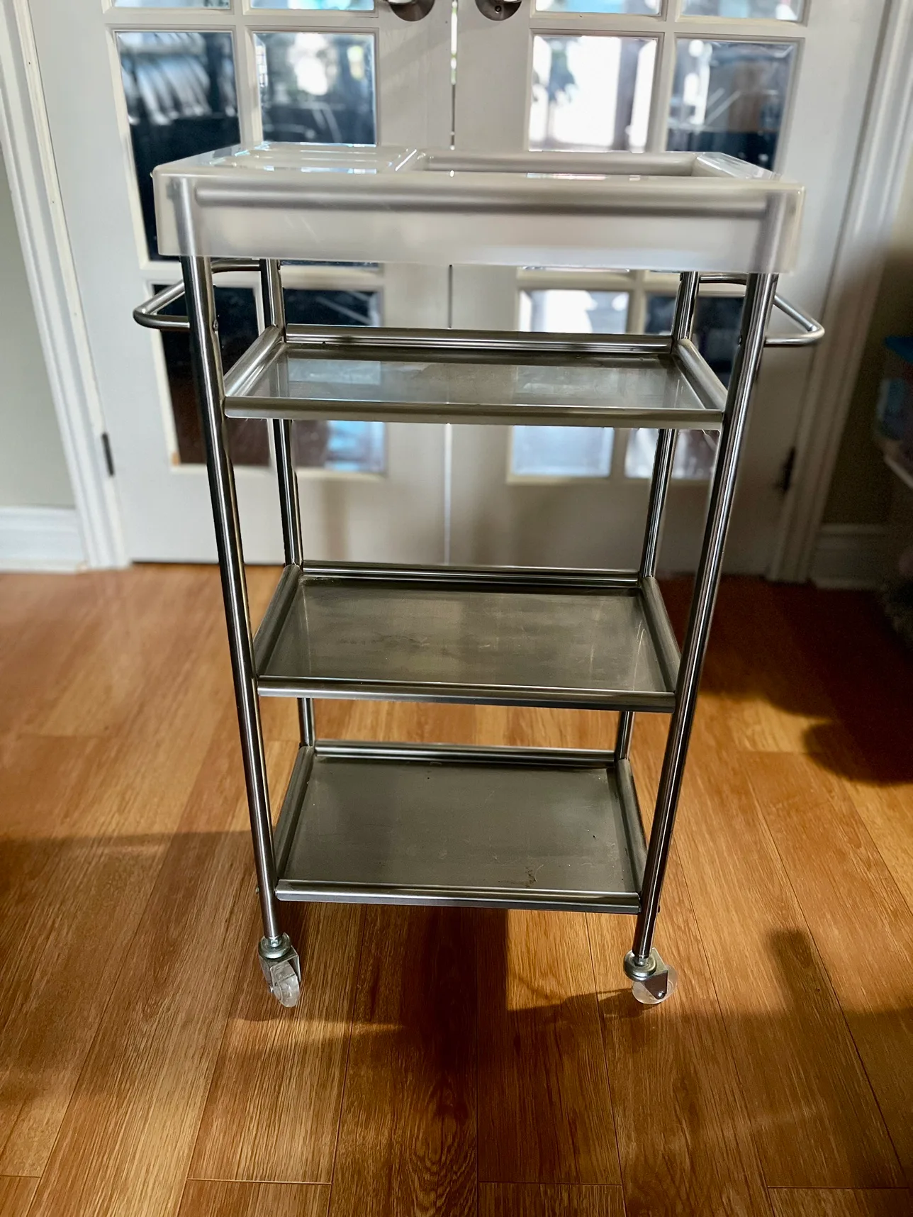 Lightweight Metal Rolling Utility Cart thumbnail