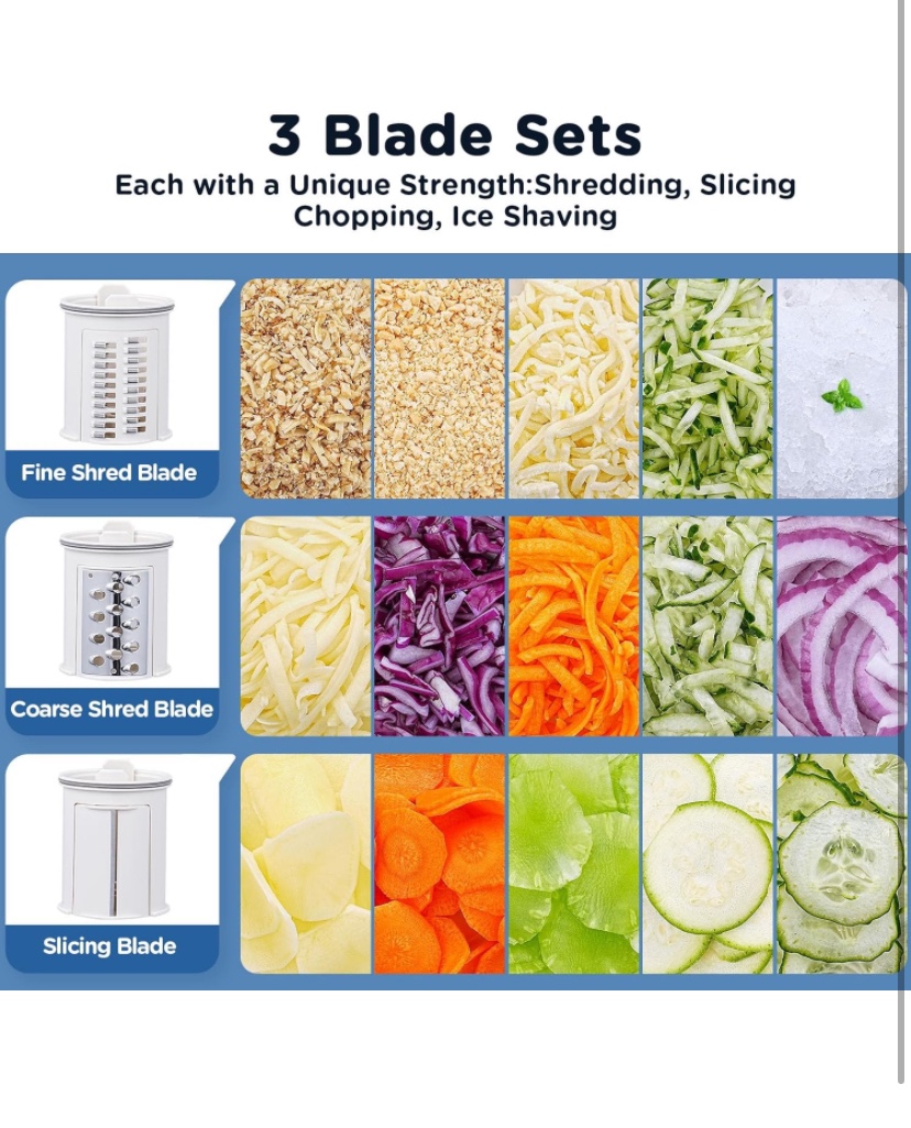 Electric Vegetables Slicer Shredder - Brand New - photo 3