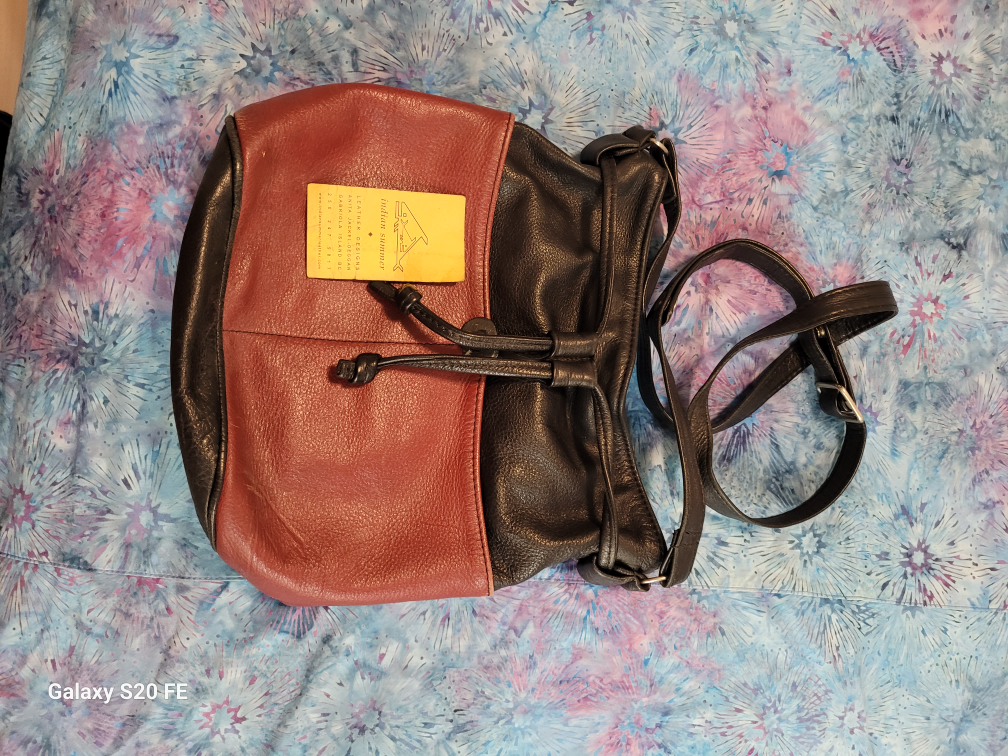 Vintage Leather Bucket Bag