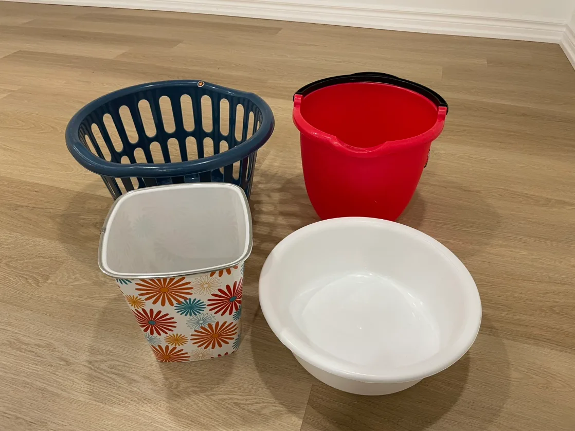 Laundry Basket and pails thumbnail